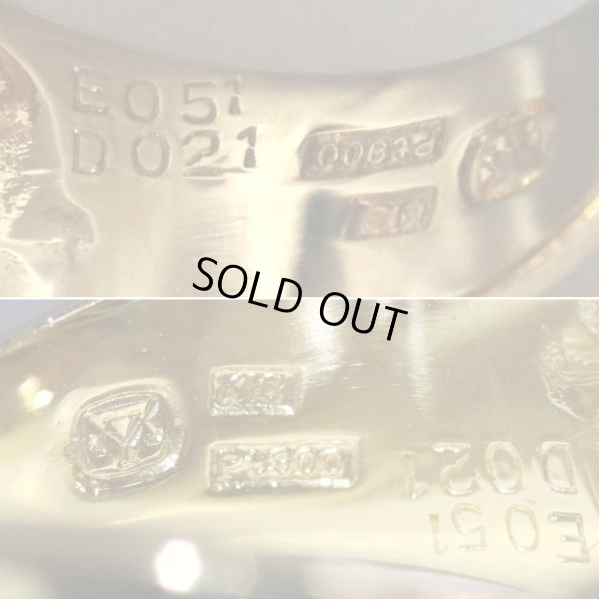 画像6: 山本真理 K18/Pt900エメラルドダイヤモンドリング E0.51 D0.21 11.7g #12 (6)