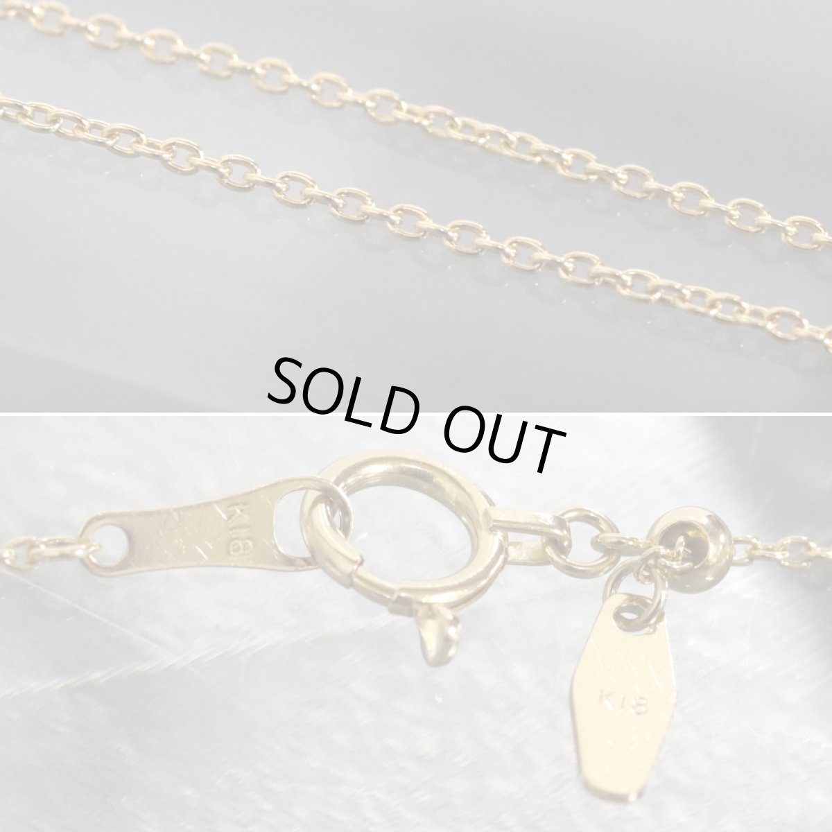 画像8: K18ダイヤモンドペンダント ピンクダイヤモンド0.325 D0.56 4.5g (8)