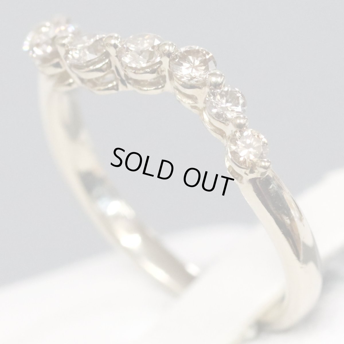 画像2: K18ブラウンダイヤモンドリング D0.52 2.8g #14.5 (2)