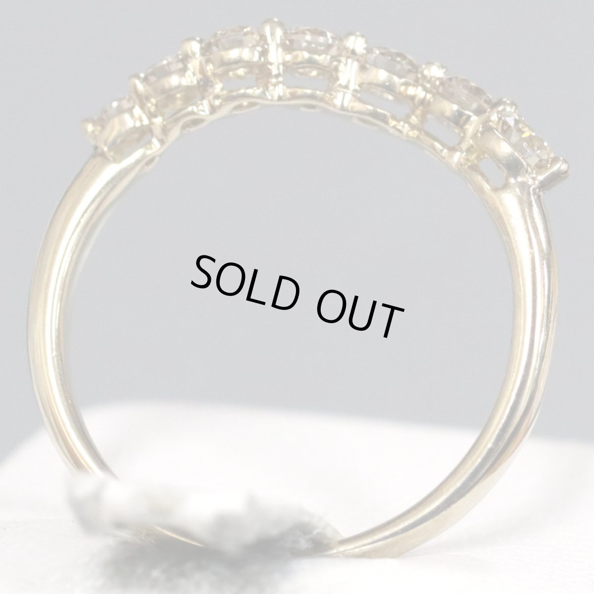 画像5: K18ブラウンダイヤモンドリング D0.52 2.8g #14.5 (5)