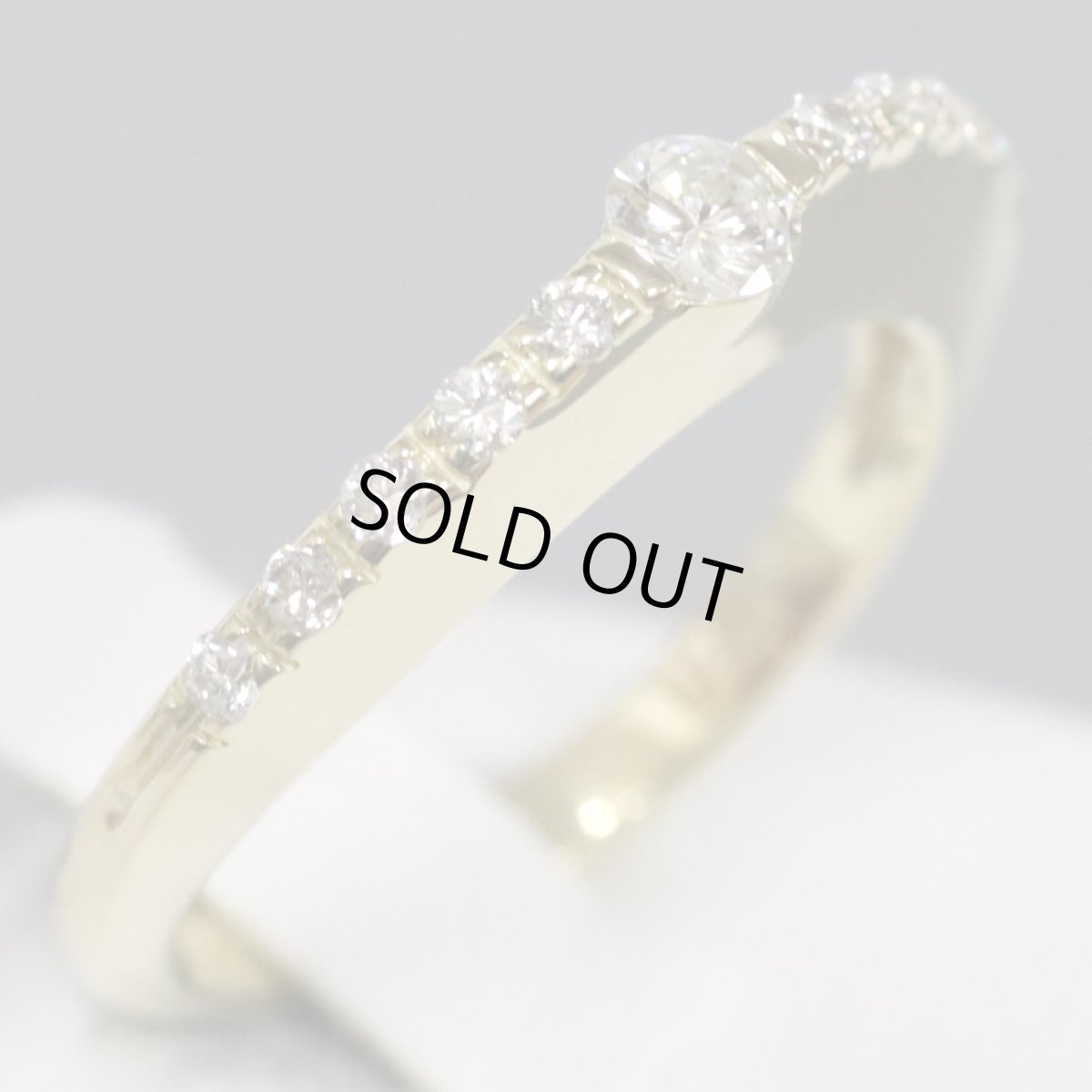 画像3: K18ダイヤモンドリング D0.30 4.0g #12 (3)