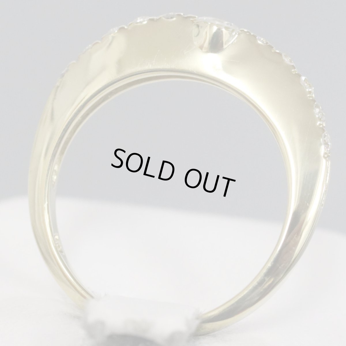 画像4: K18ダイヤモンドリング D0.30 4.0g #12 (4)