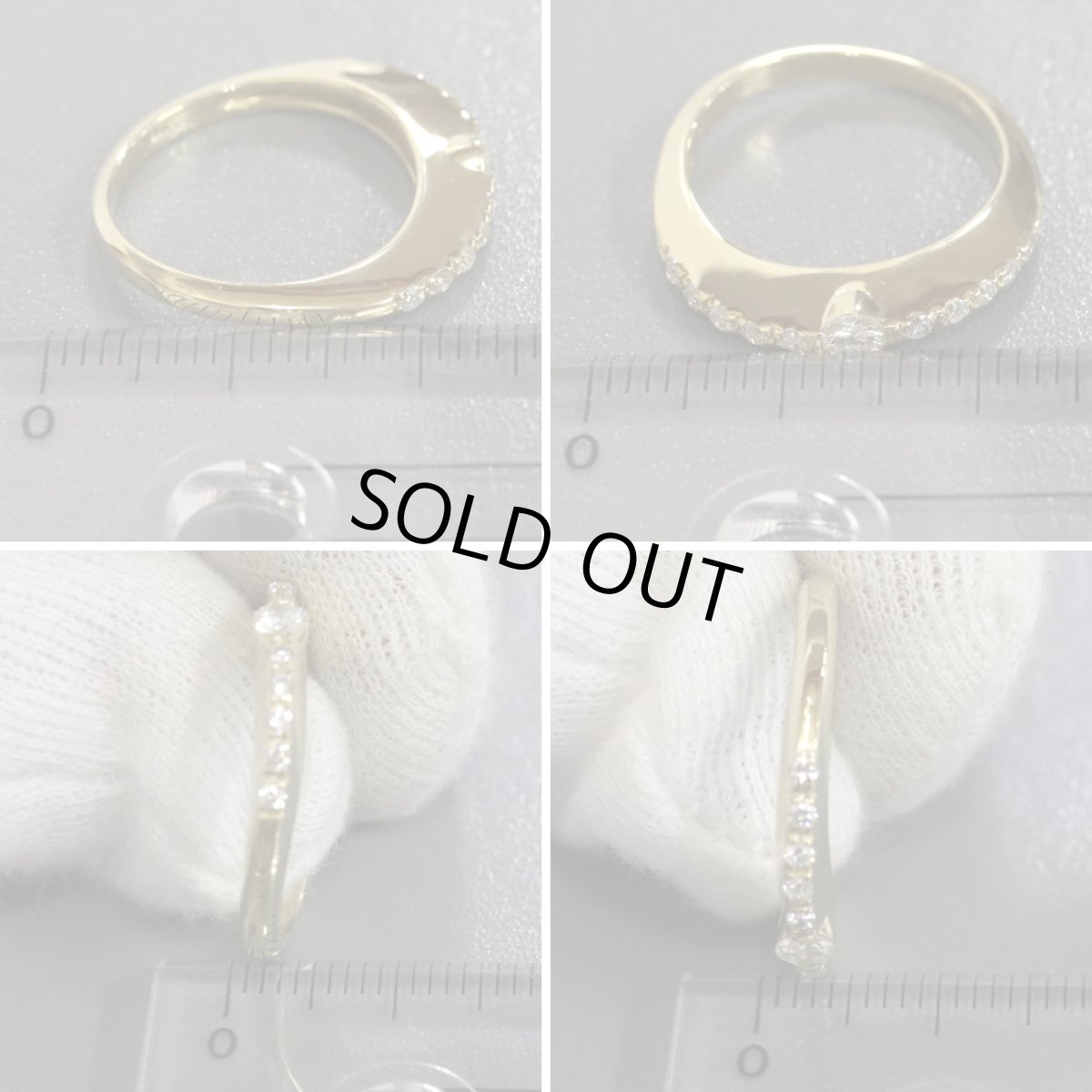 画像8: K18ダイヤモンドリング D0.30 4.0g #12 (8)