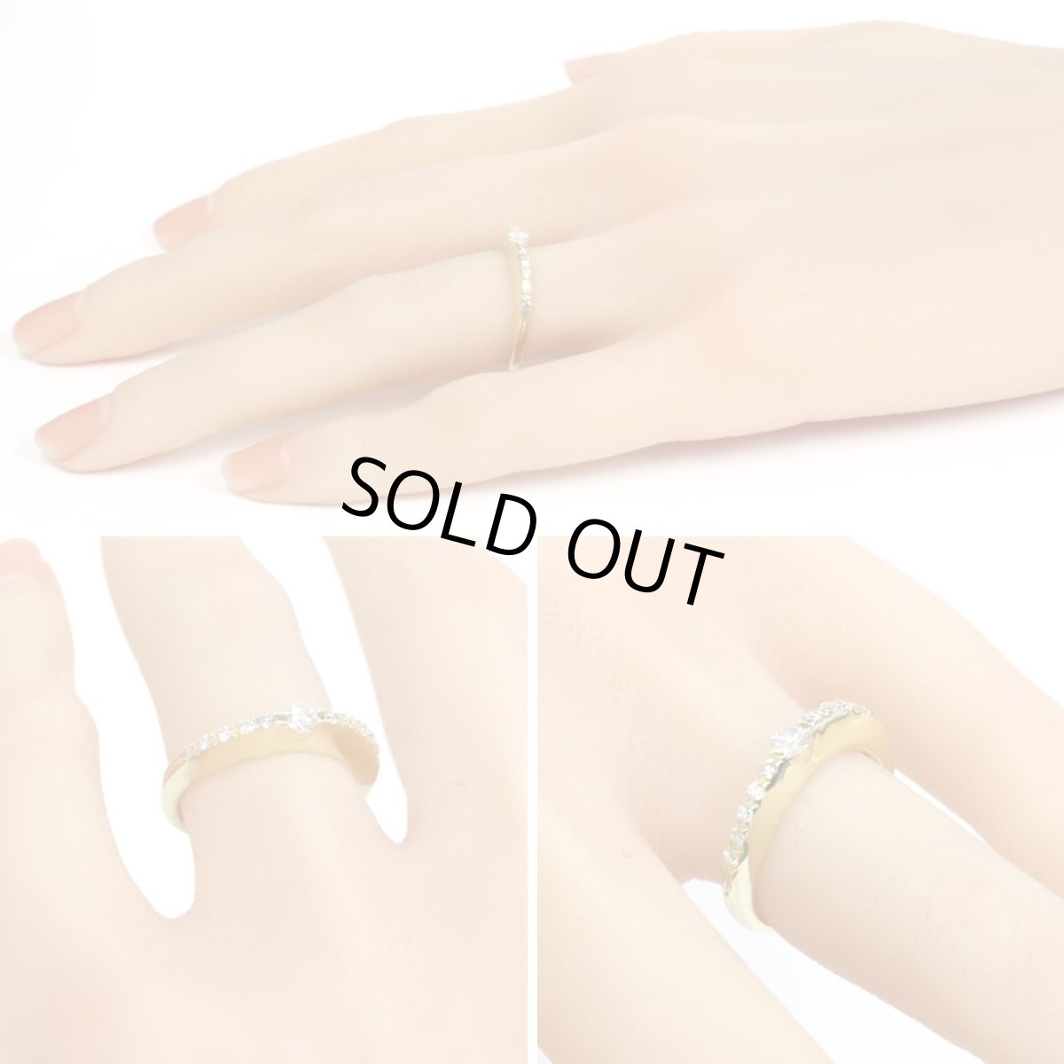 画像9: K18ダイヤモンドリング D0.30 4.0g #12 (9)