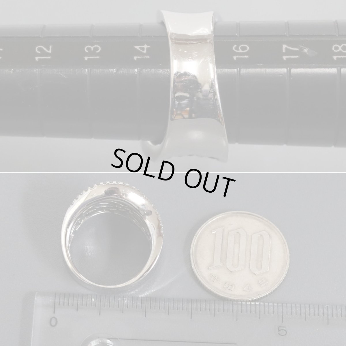 画像8: 750サファイアダイヤモンドリング S2.01 D0.71 10.9g #15 (8)