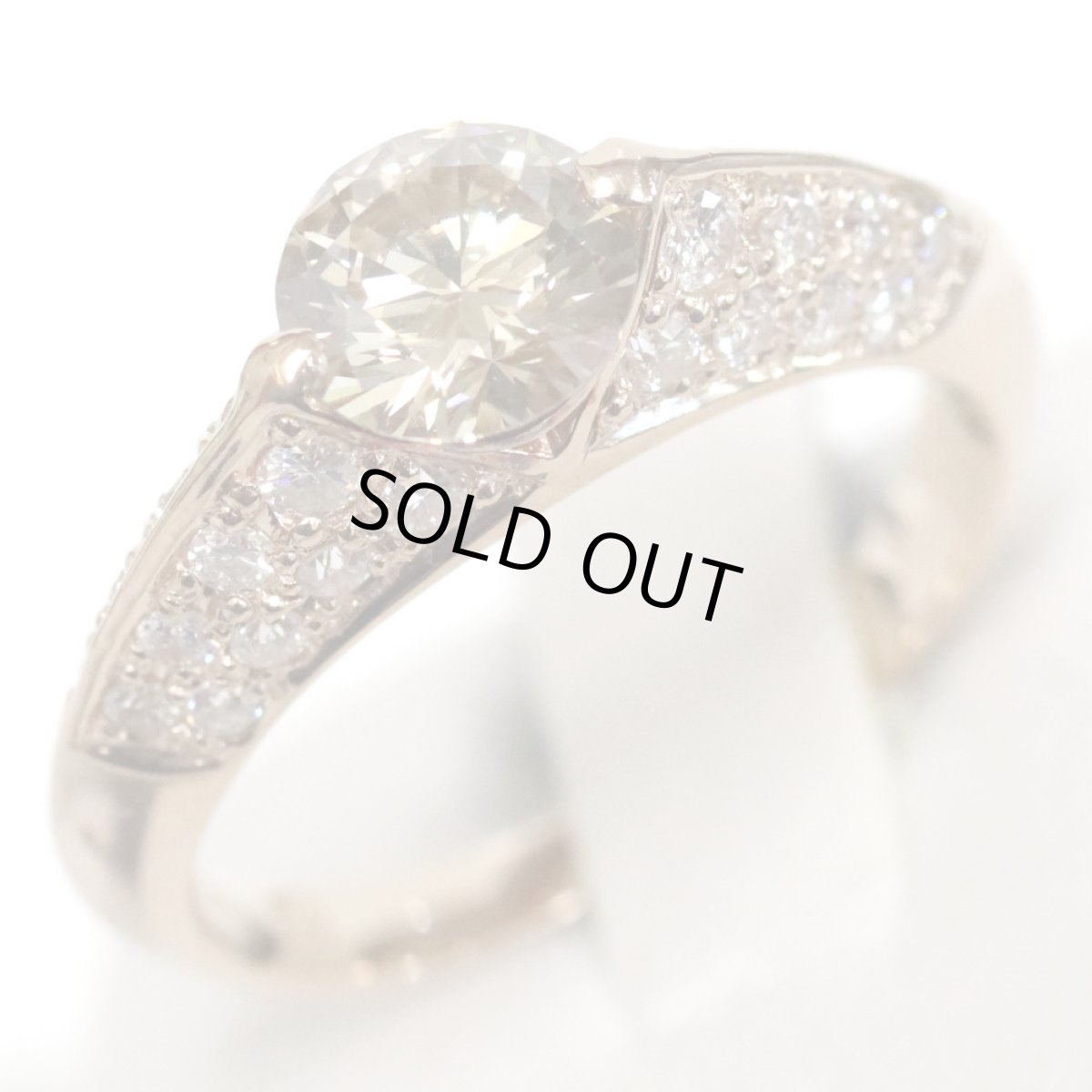 画像3: K18PGブラウンダイヤモンドリング D0.754 D0.48 3.4g #9 (3)