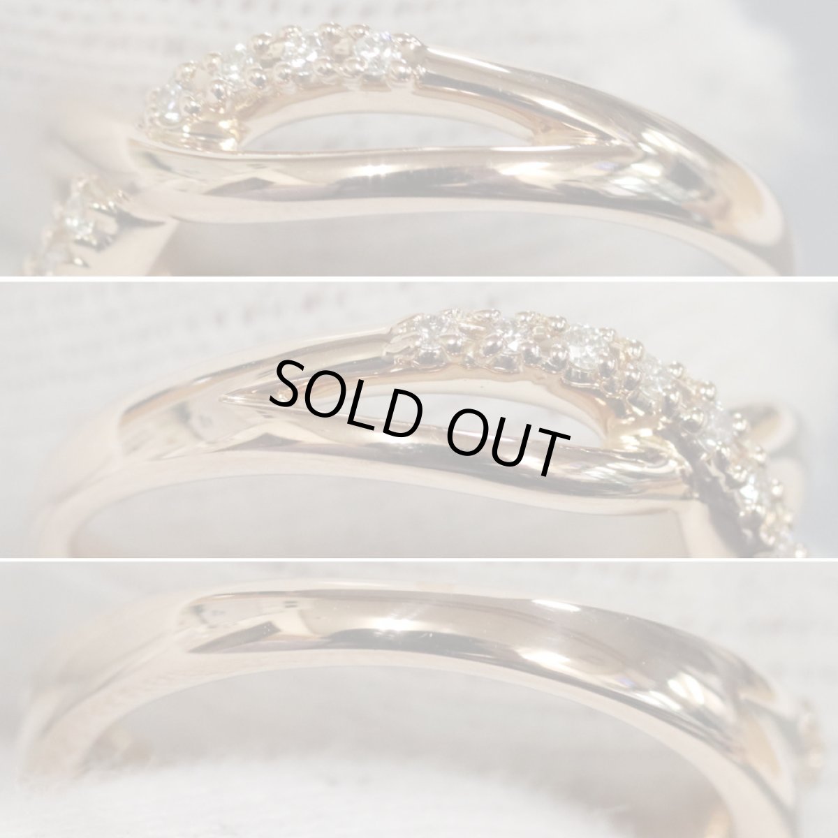 画像5: ヨンドシー K18PGダイヤモンドリング 4.0g #8 (5)