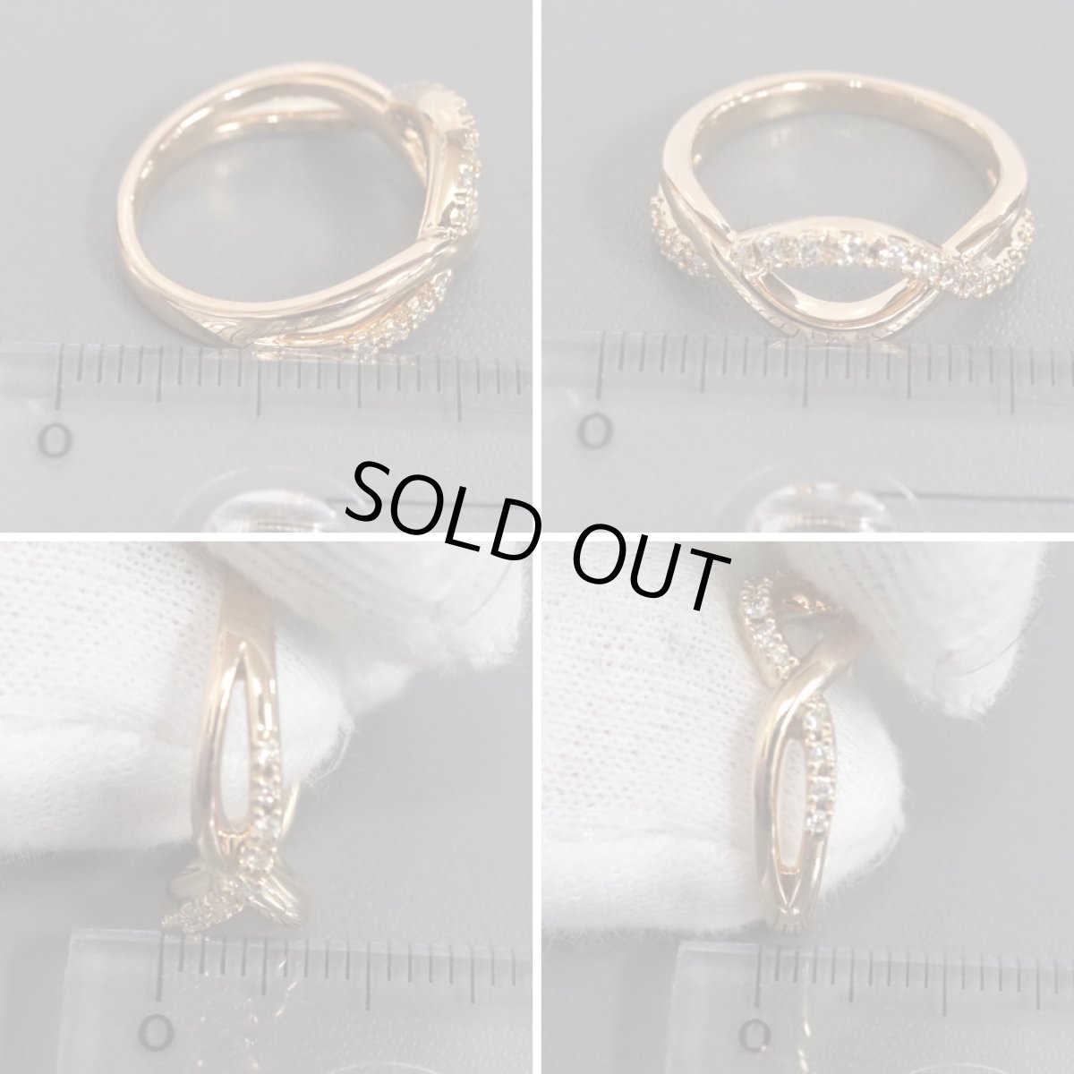 画像8: ヨンドシー K18PGダイヤモンドリング 4.0g #8 (8)