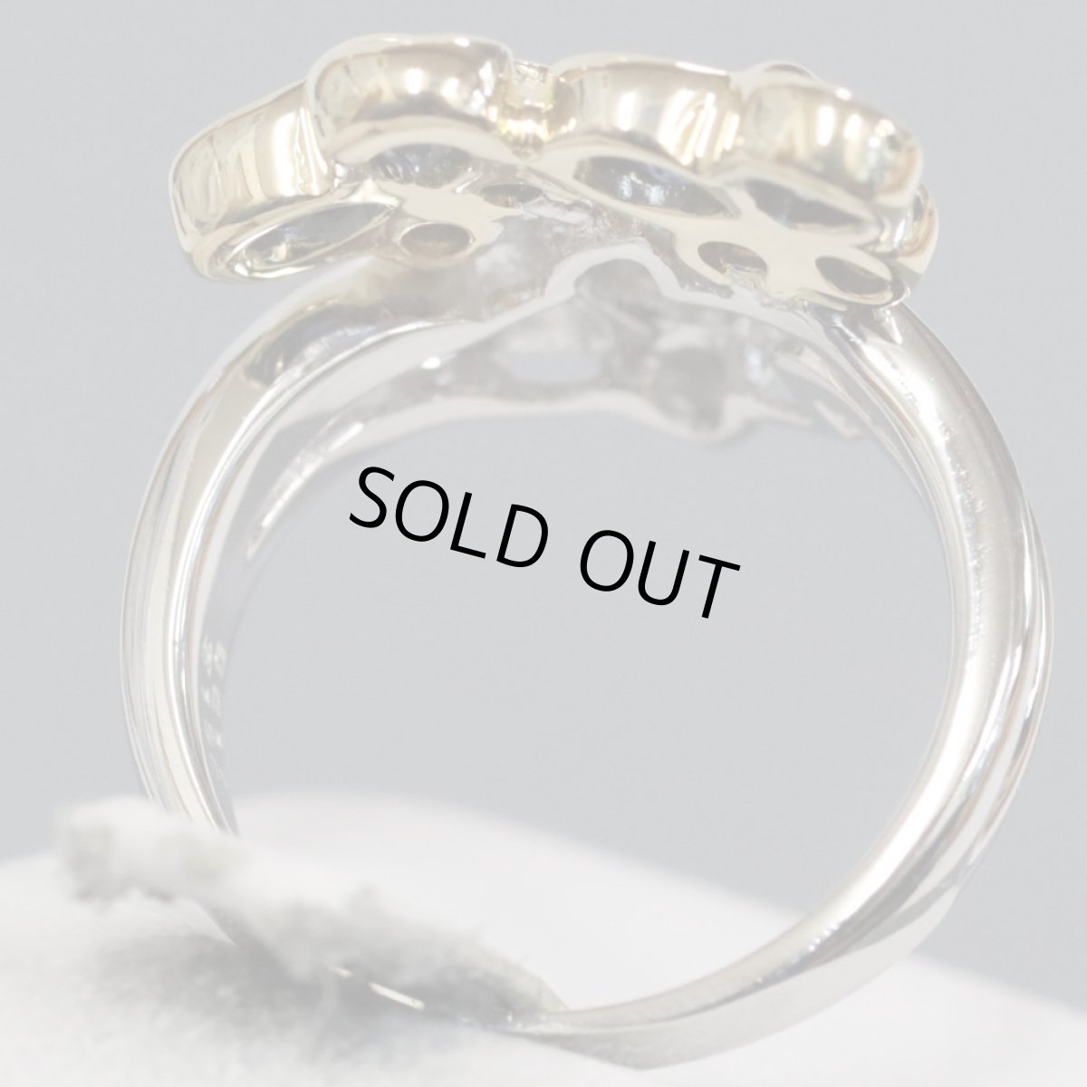 画像5: Pt900/K18サファイアダイヤモンドリング S1.90 D0.16 9.2g #11 (5)