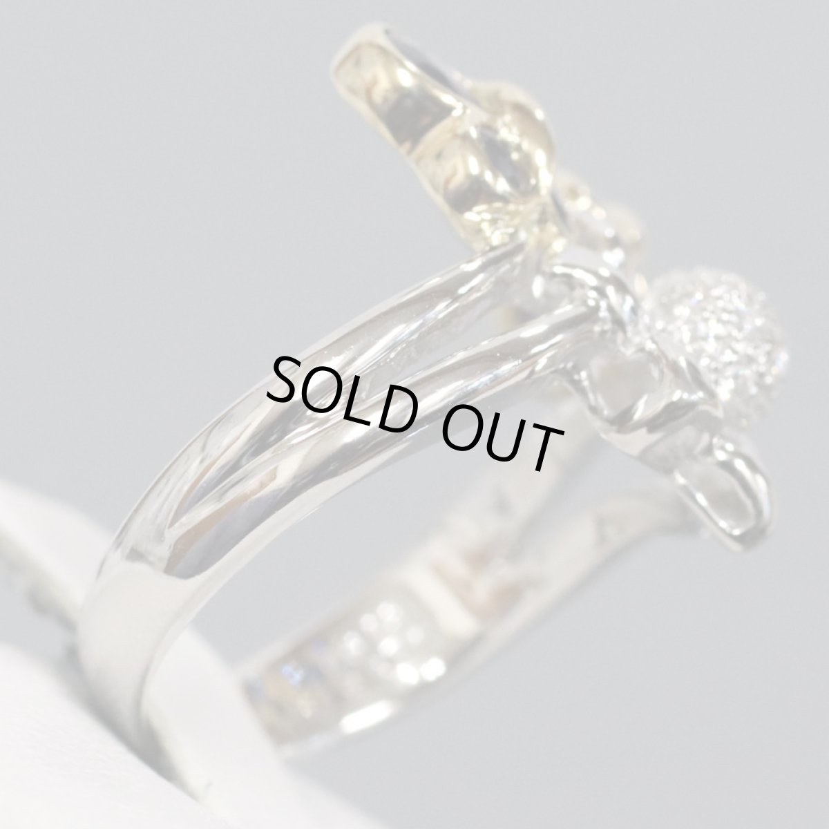 画像6: Pt900/K18サファイアダイヤモンドリング S1.90 D0.16 9.2g #11 (6)