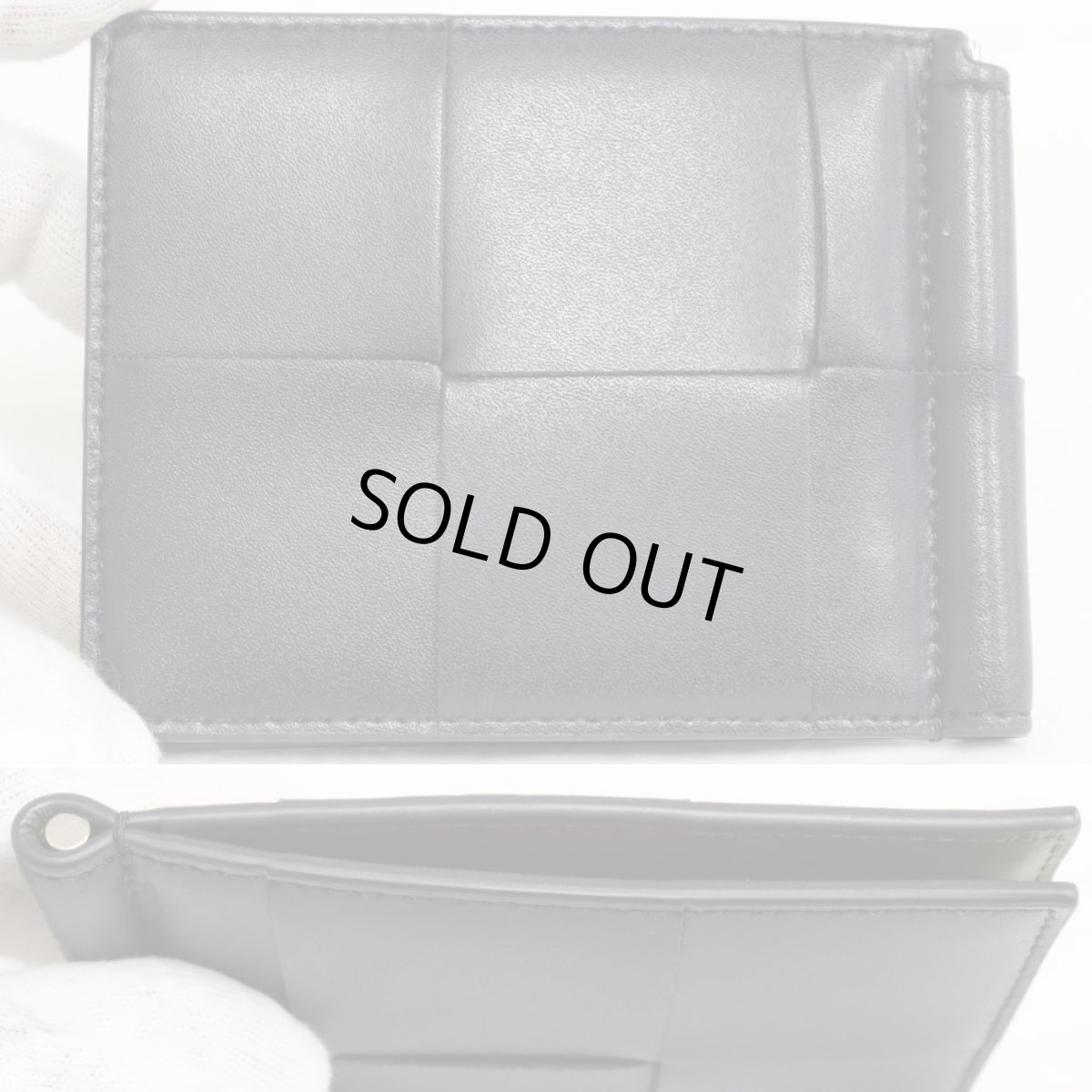 画像5: ボッテガ・ヴェネタ カセット マネークリップ付き二つ折りウォレット (5)