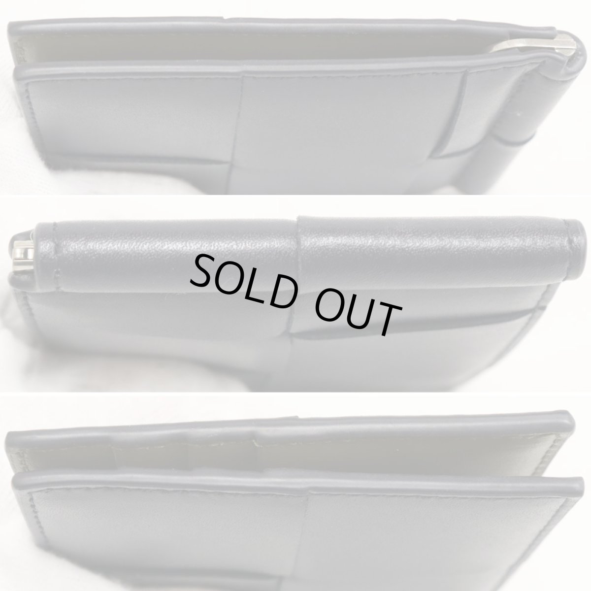 画像6: ボッテガ・ヴェネタ カセット マネークリップ付き二つ折りウォレット (6)