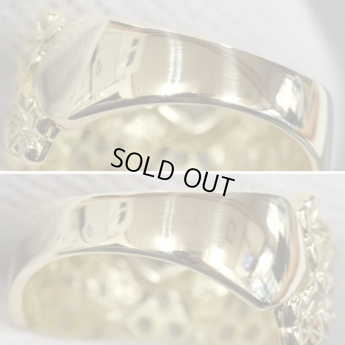 画像6: K18ダイヤモンドリング フラワーモチーフ D0.50 7.7g #12.5 (6)