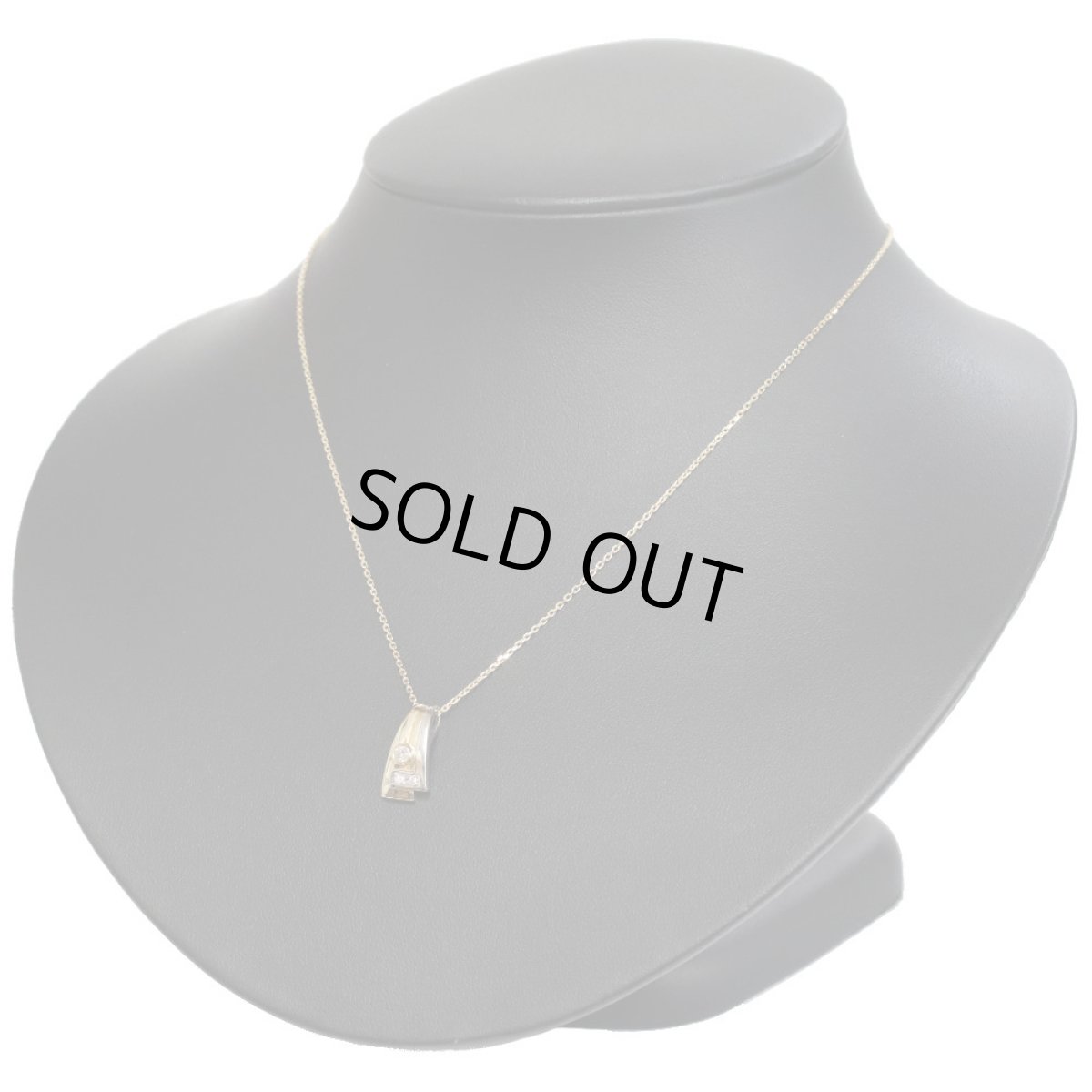 画像5: K18/Pt850ダイヤモンドペンダント D0.08 4.1g (5)