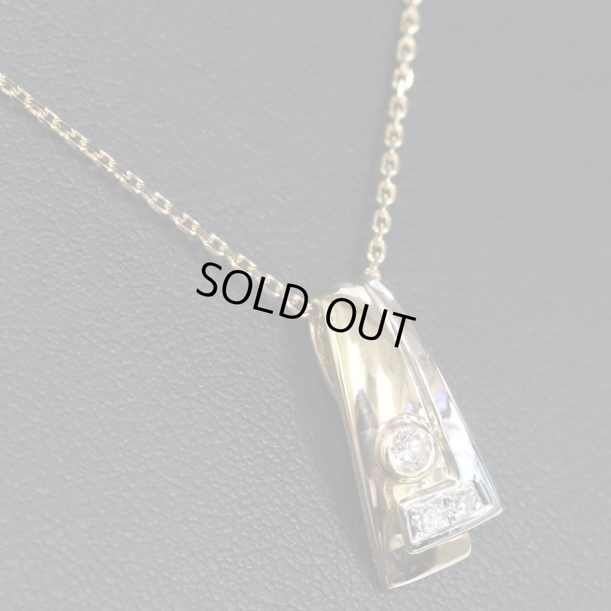 画像6: K18/Pt850ダイヤモンドペンダント D0.08 4.1g (6)