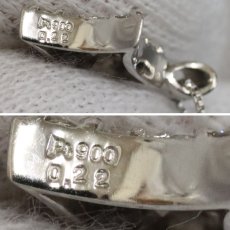 画像5: Pt900/850ダイヤモンドネックレス D0.22 2.4g (5)