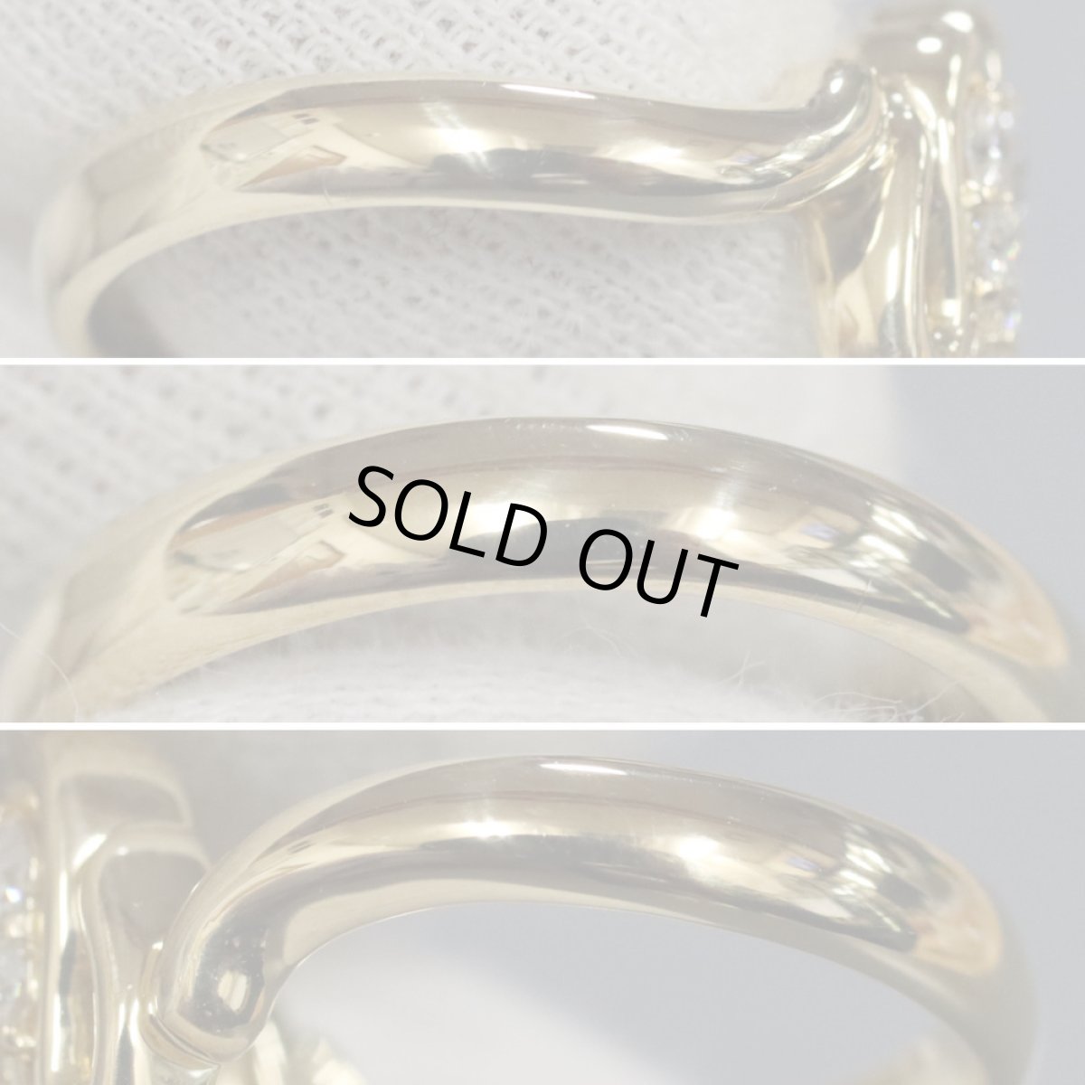 画像6: 星の砂 K18ダイヤモンドリング D0.56 7.5g #12 (6)