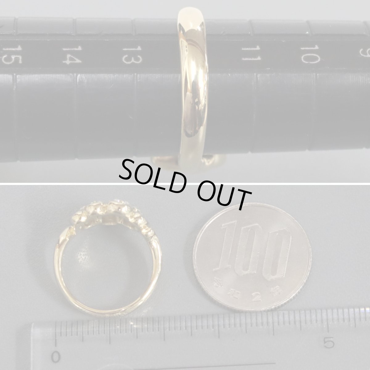 画像8: 星の砂 K18ダイヤモンドリング D0.56 7.5g #12 (8)