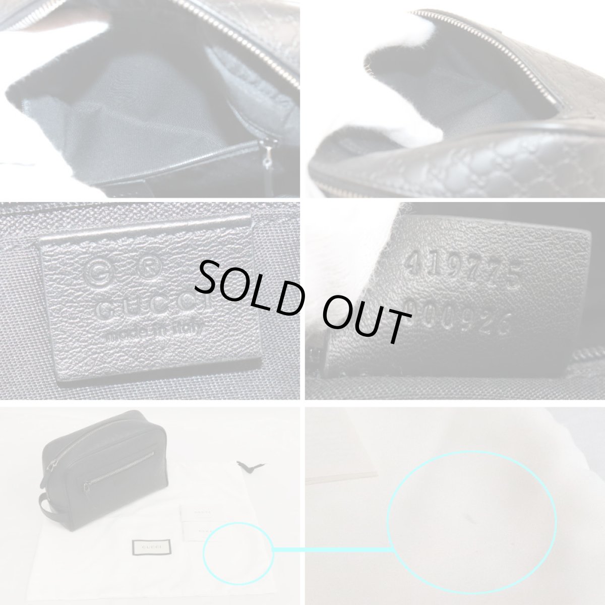 画像10: マイクログッチシマ セカンドバッグ(419775) (10)