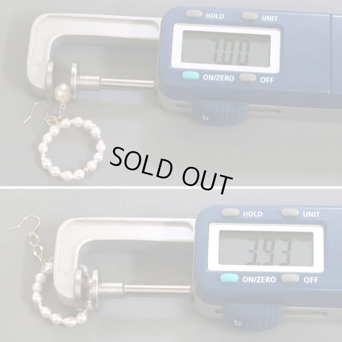 画像3: K18パールフックピアス 3.7g (3)