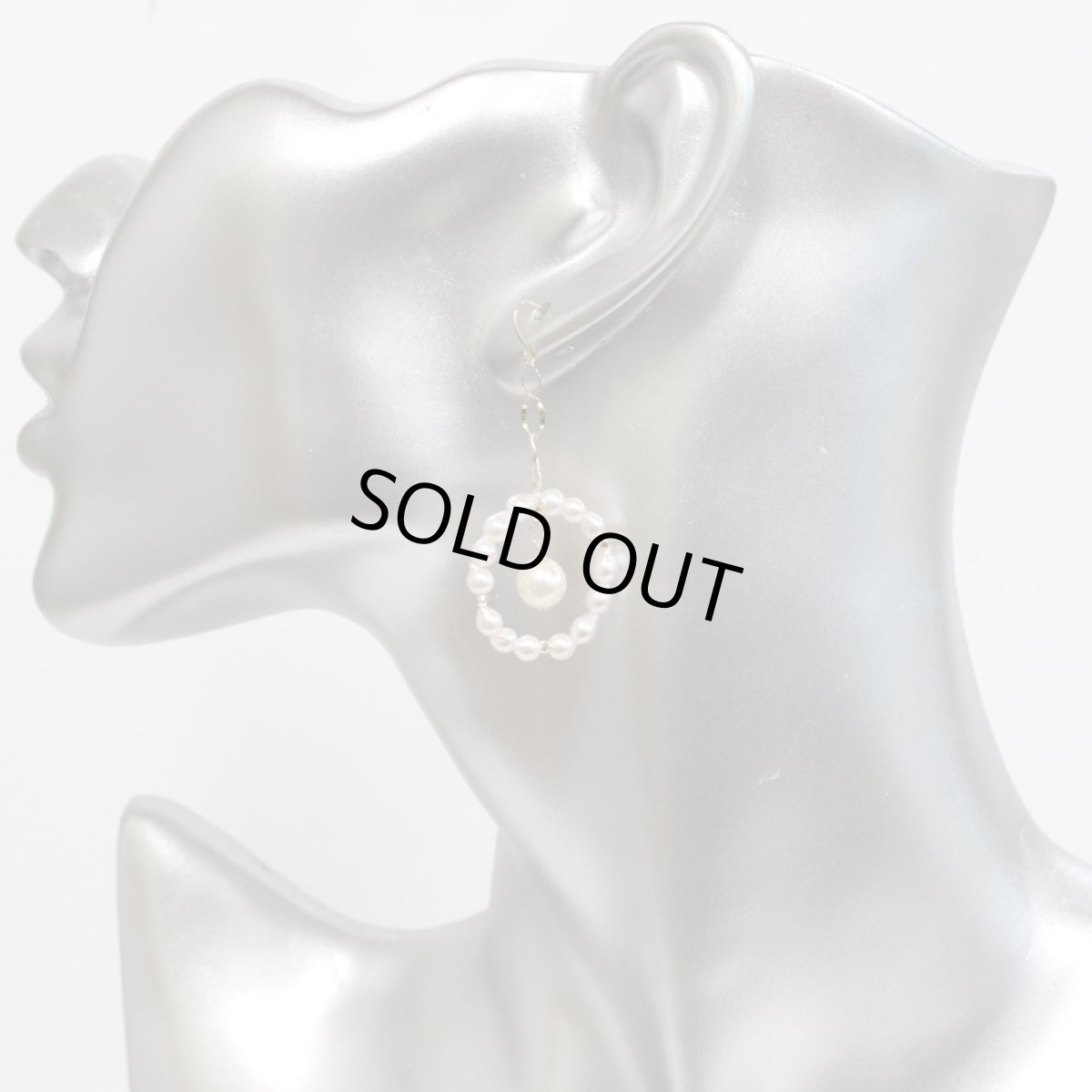 画像4: K18パールフックピアス 3.7g (4)