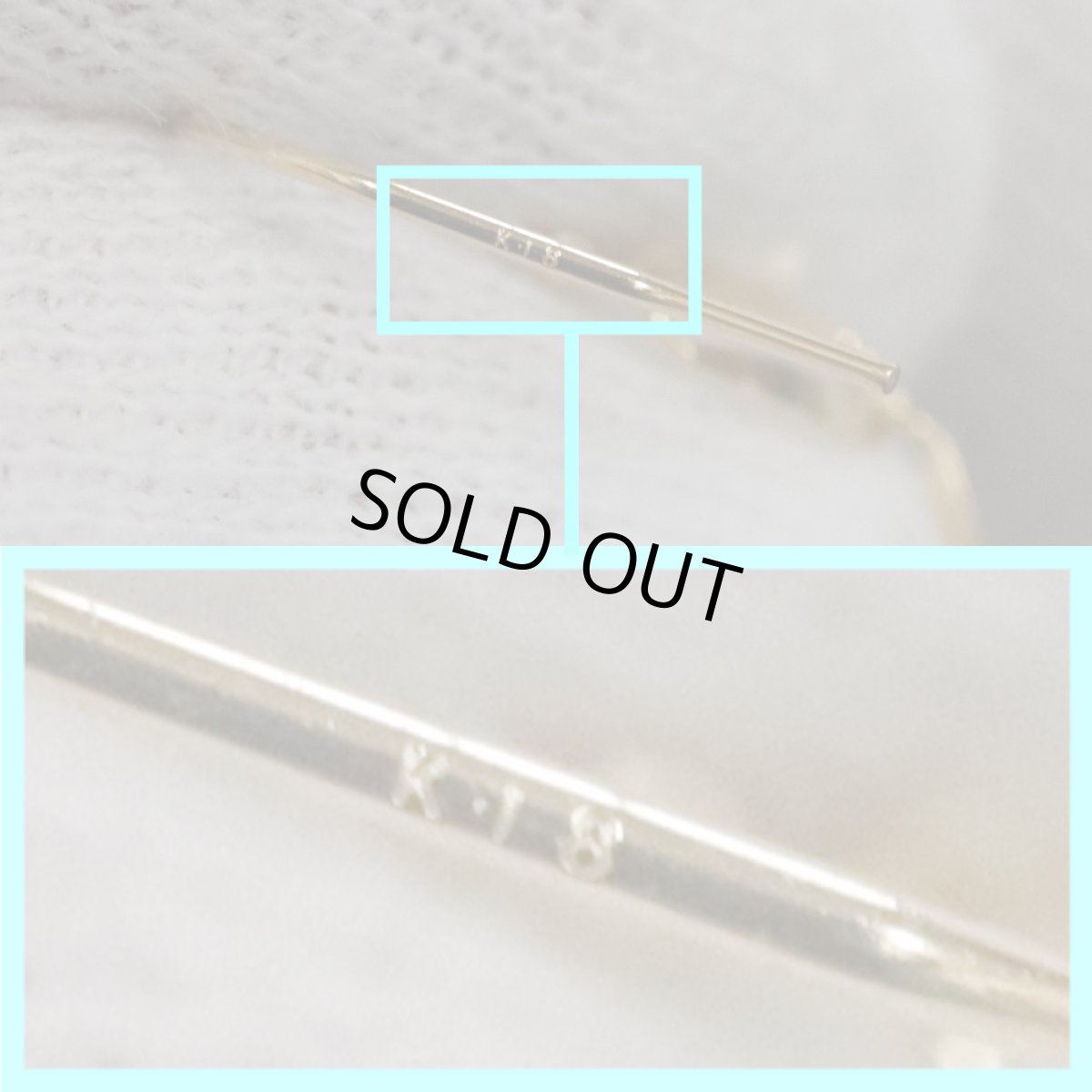 画像6: K18パールフックピアス 3.7g (6)