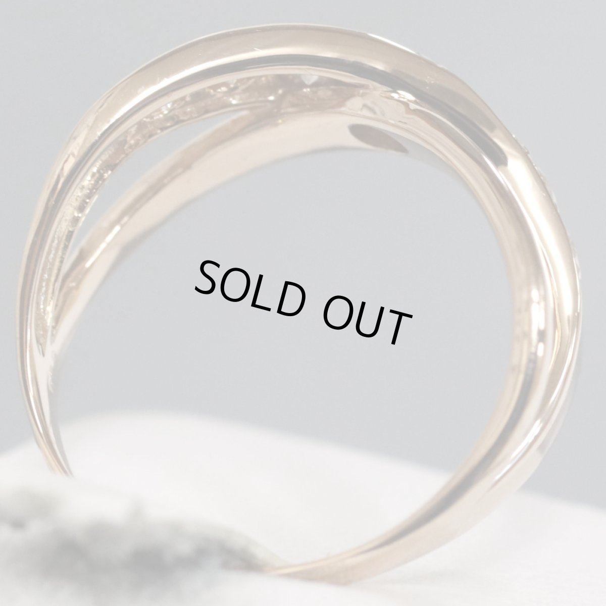 画像5: K18PGダイヤモンドリング D0.80 4.7g #16 (5)