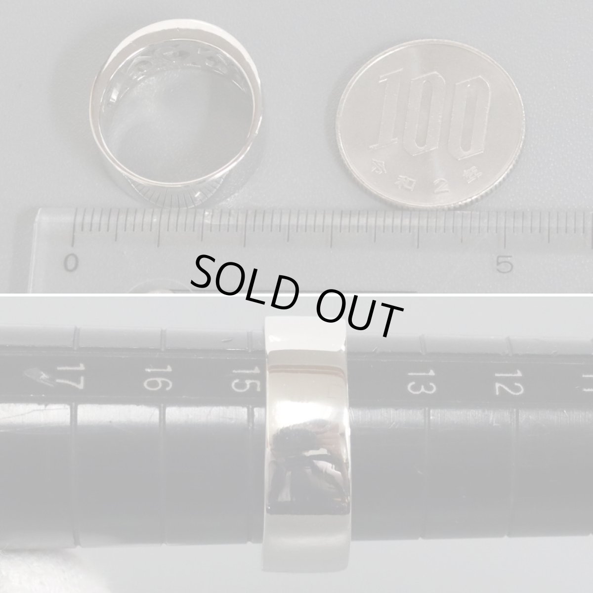 画像8: Pt900ダイヤモンドリング D0.234 D0.30 11.9g #14.5 (8)