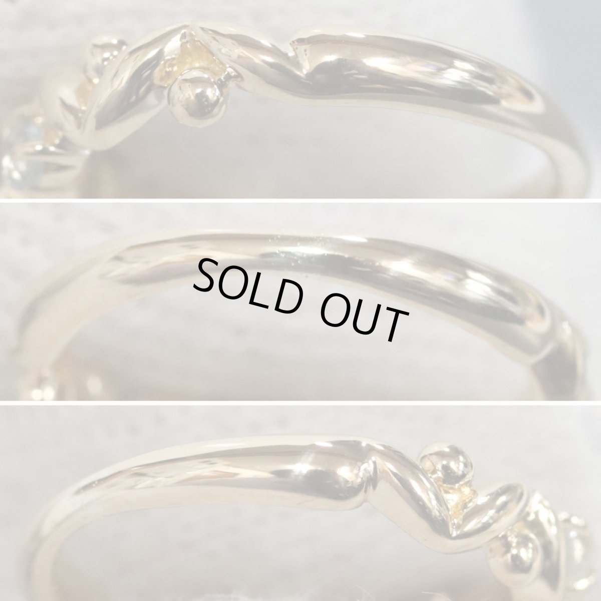 画像6: ヨンドシー K18アクアマリンリング 2.9g #4.5 (6)