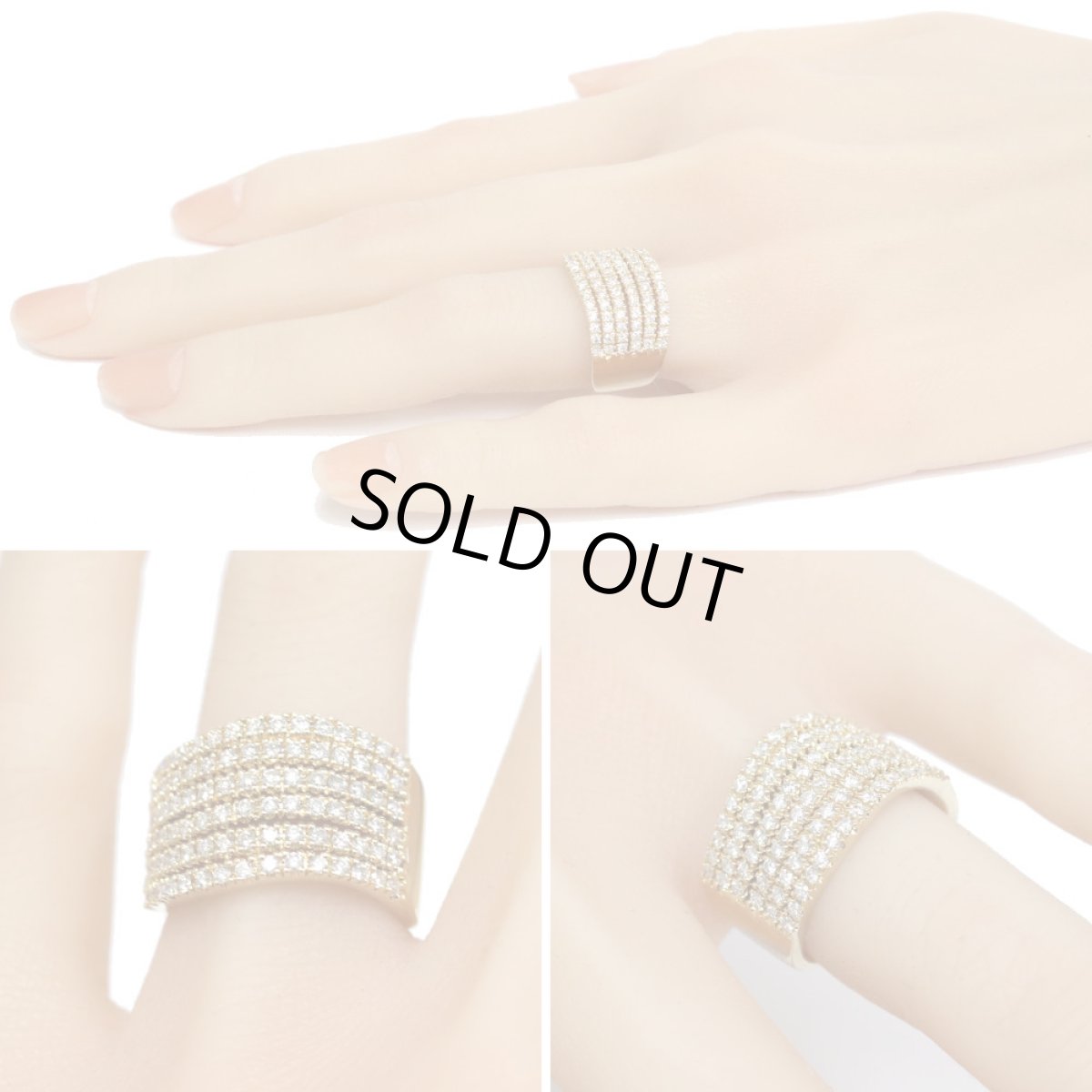 画像10: 750ダイヤモンドリング D0.92 12.5g #12 (10)