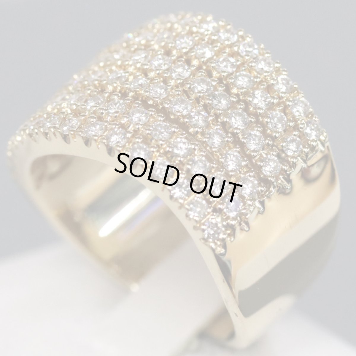 画像2: 750ダイヤモンドリング D0.92 12.5g #12 (2)