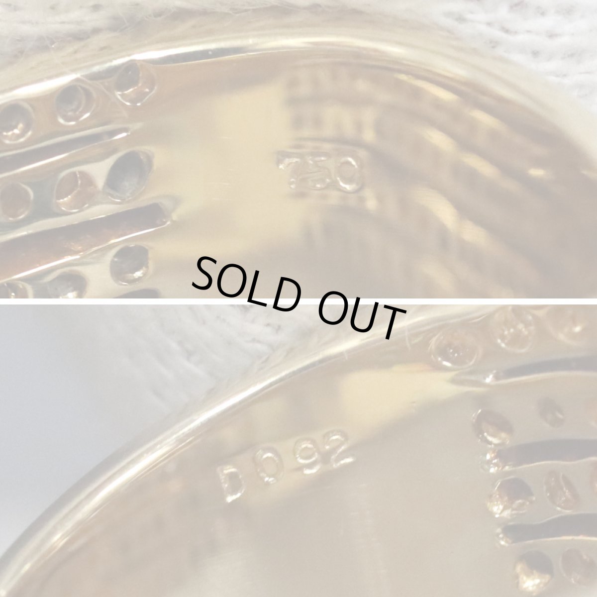 画像7: 750ダイヤモンドリング D0.92 12.5g #12 (7)