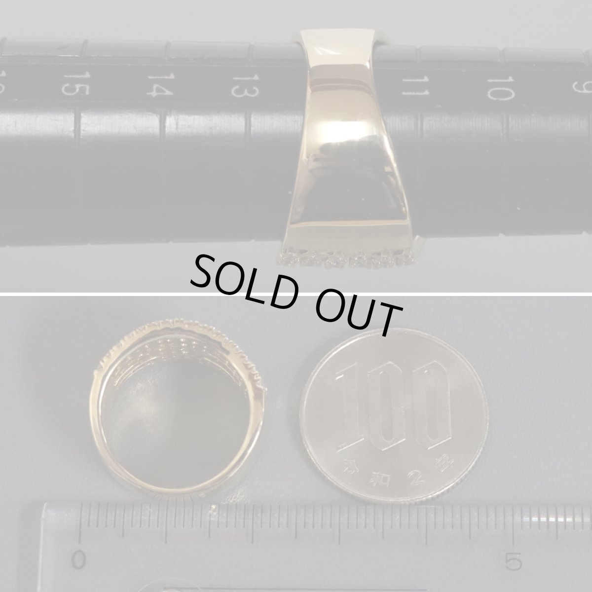 画像8: 750ダイヤモンドリング D0.92 12.5g #12 (8)