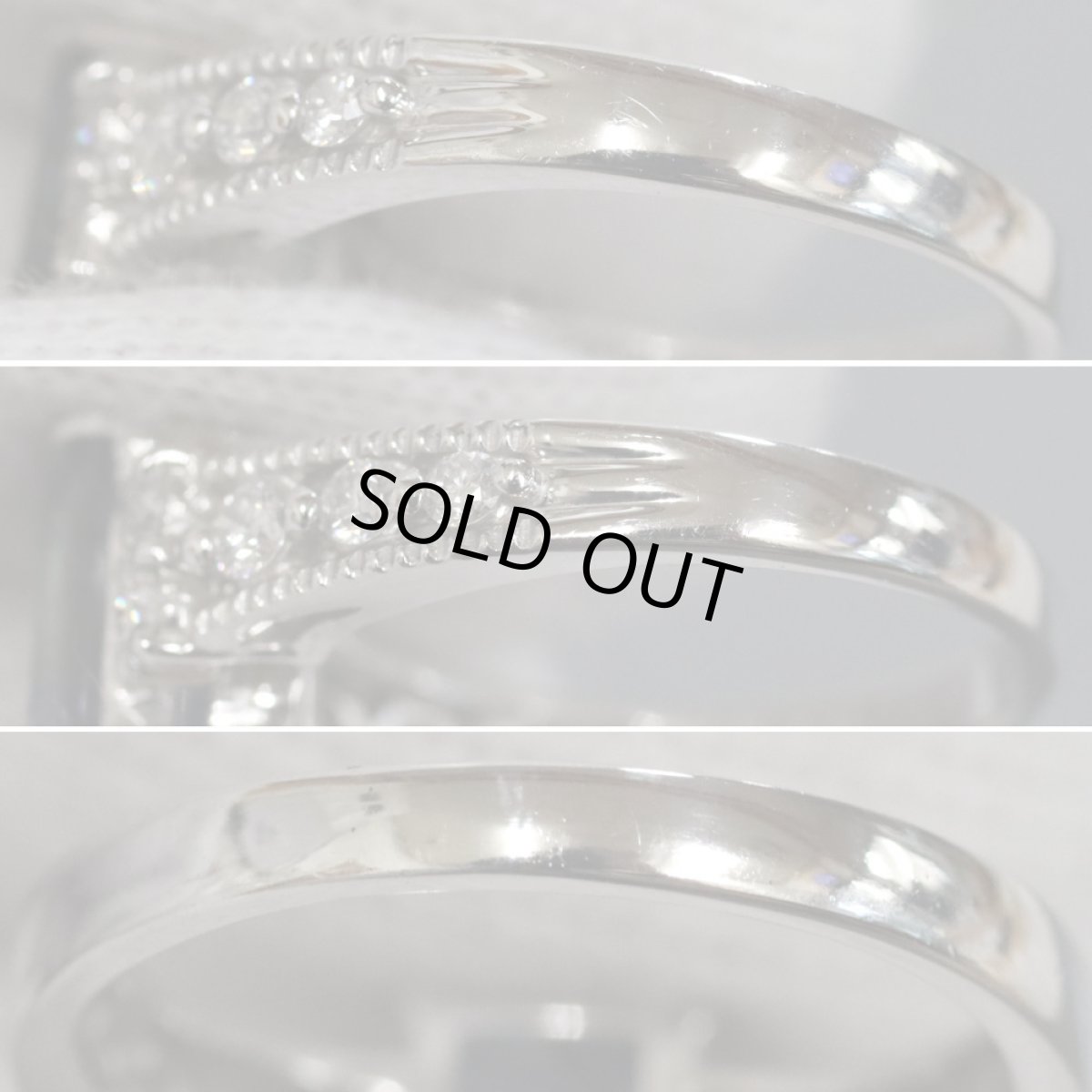 画像6: Pt900バイカラーゾイサイトダイヤモンドリング 2.221 D0.41 5.9g #11 (6)