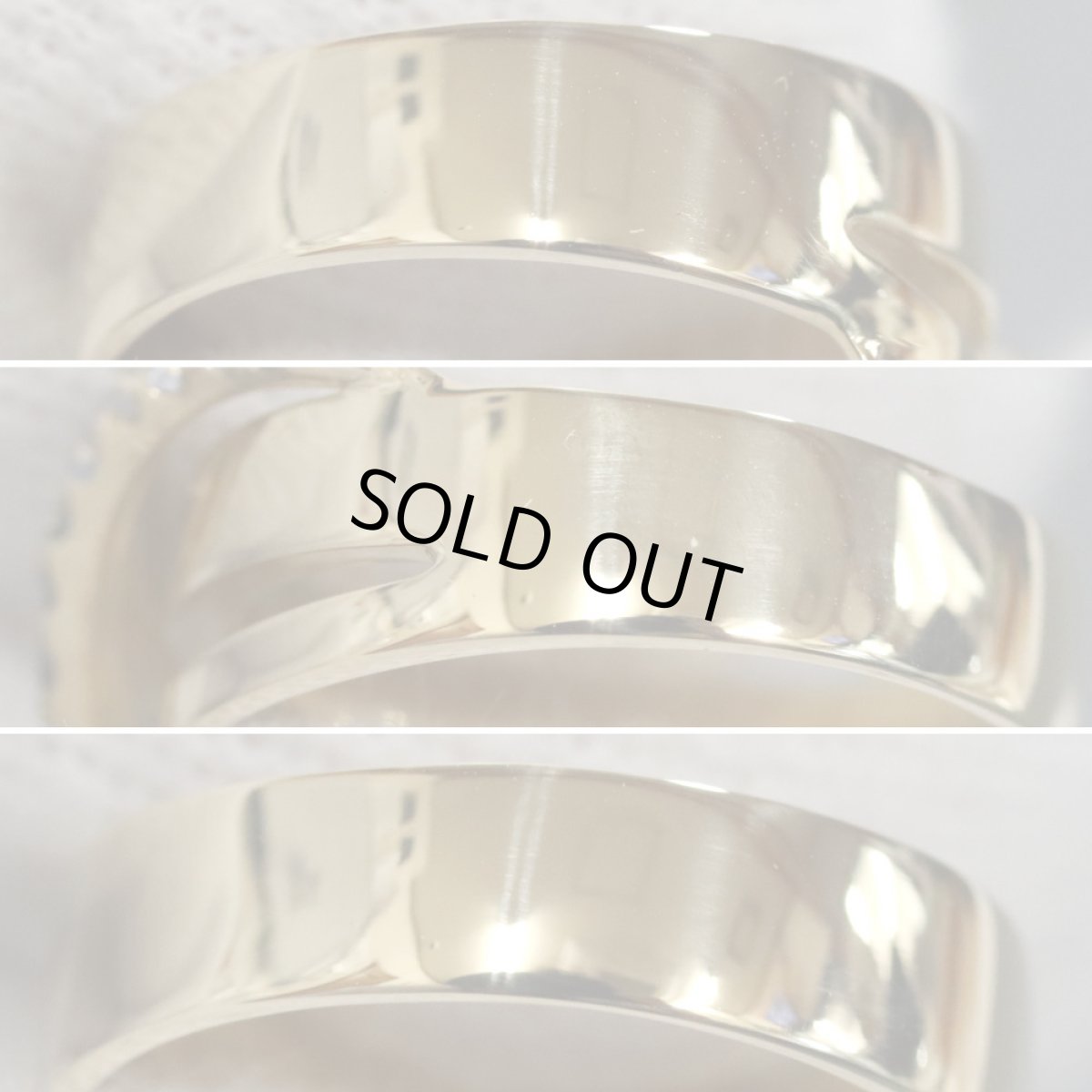 画像6: K18サファイアリング S0.76 7.1g #15 (6)