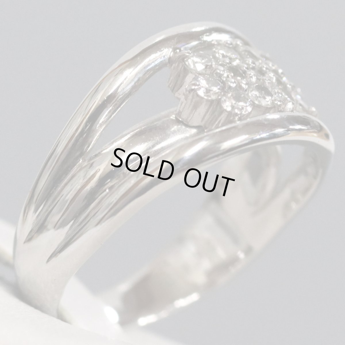 画像4: Pt900ダイヤモンドリング D0.52 10.5g #14 (4)