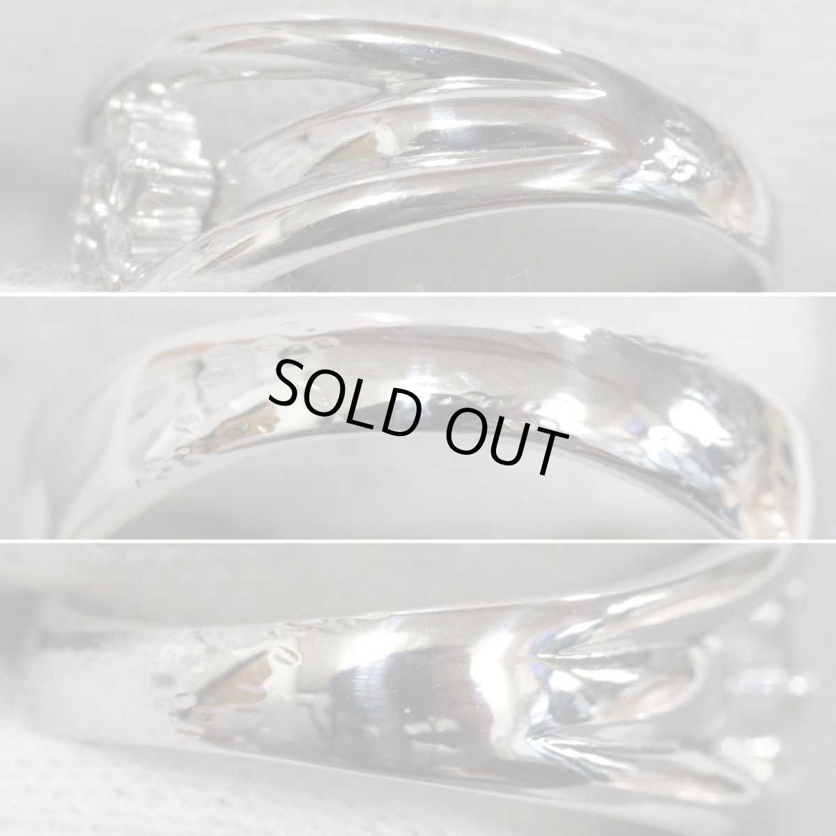 画像6: Pt900ダイヤモンドリング D0.52 10.5g #14 (6)