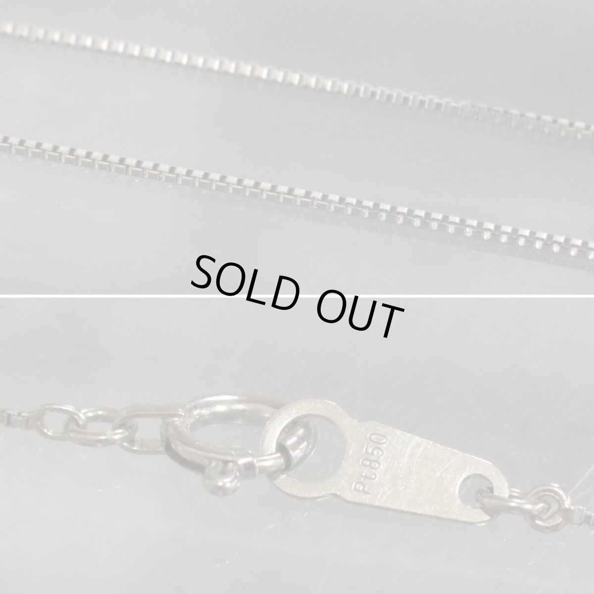 画像7: Pt900/850ブラウンダイヤモンドネックレス D0.578 2.5g 50cm (7)