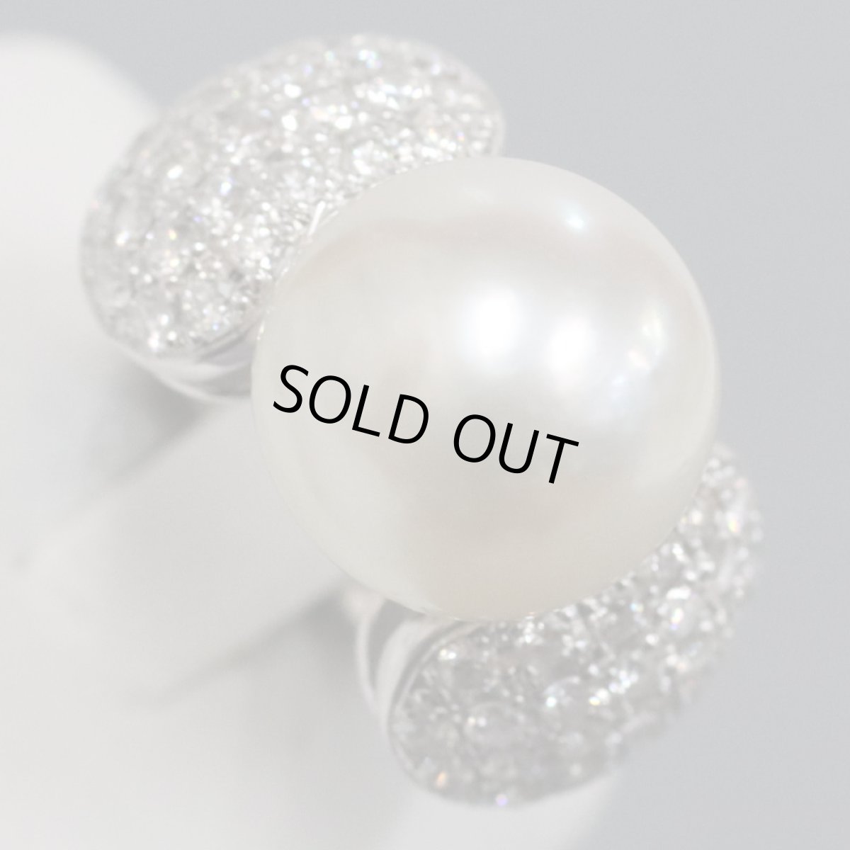 画像3: Pt900パールダイヤモンドリング D1.131 14.6g #8 (3)