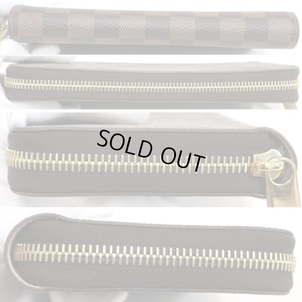 画像2: ジッピー・ウォレット(N60046)ダミエ・エベヌ/ローズ・バレリーヌ (2)