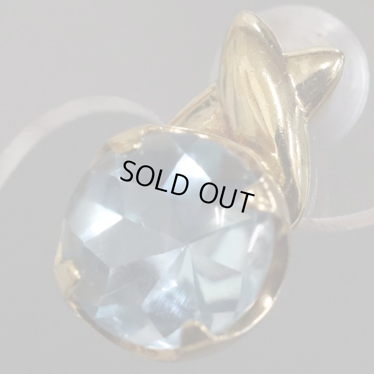 画像5: K18ブルートパーズピアス BT2.50×2 4.2g (5)