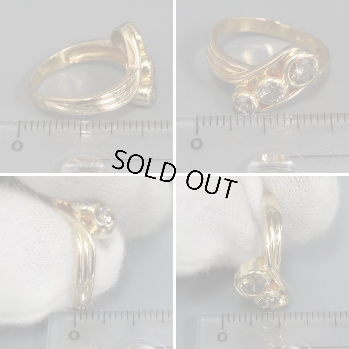 画像9: K18ブラウンダイヤモンドリング D1.02 4.1g #11 (9)