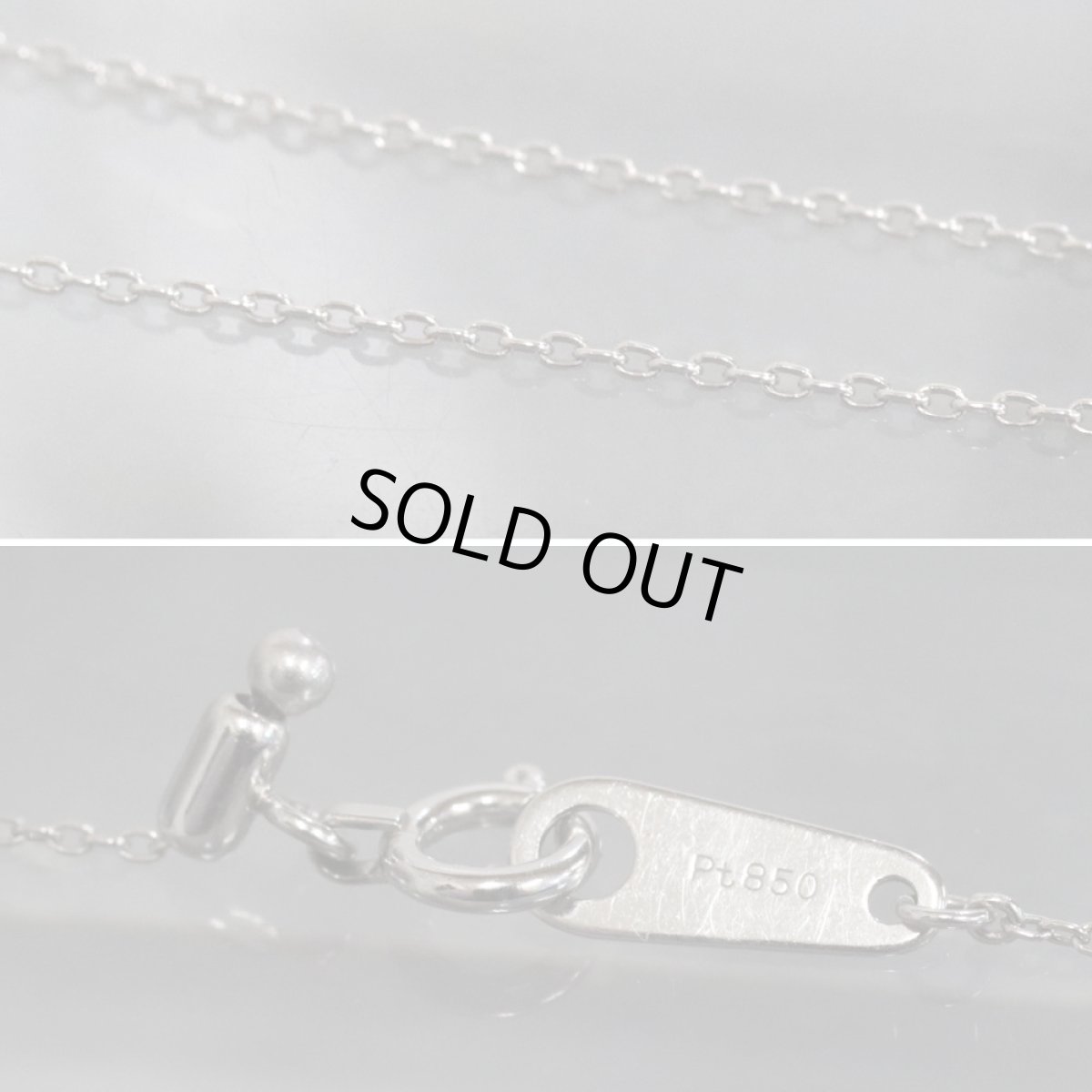 画像7: Pt950/850アクアマリンダイヤモンドペンダント イルカモチーフ AQ0.14 D0.05 4.7g (7)