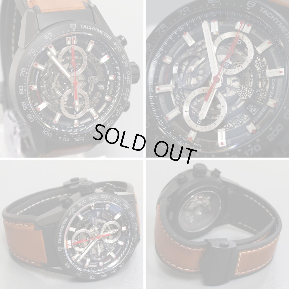 画像2: カレラ キャリバー ホイヤー01 クロノグラフ(CAR2090.FT6124) (2)