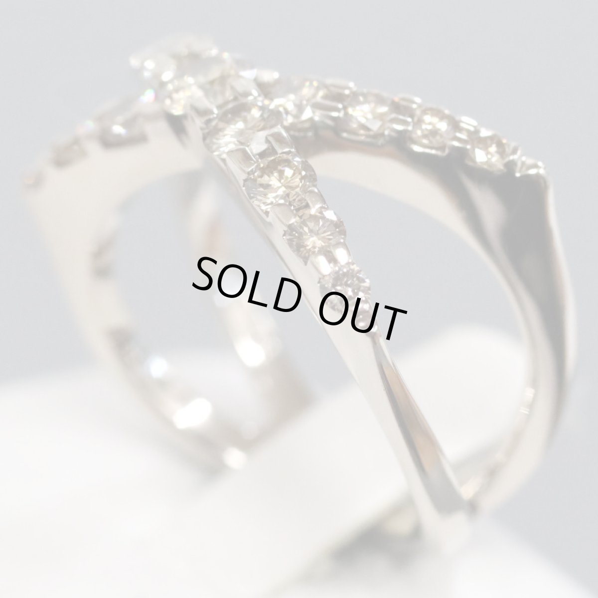 画像2: カシケイ K18ブラウンダイヤモンドリング D1.00 7.3g #12 (2)