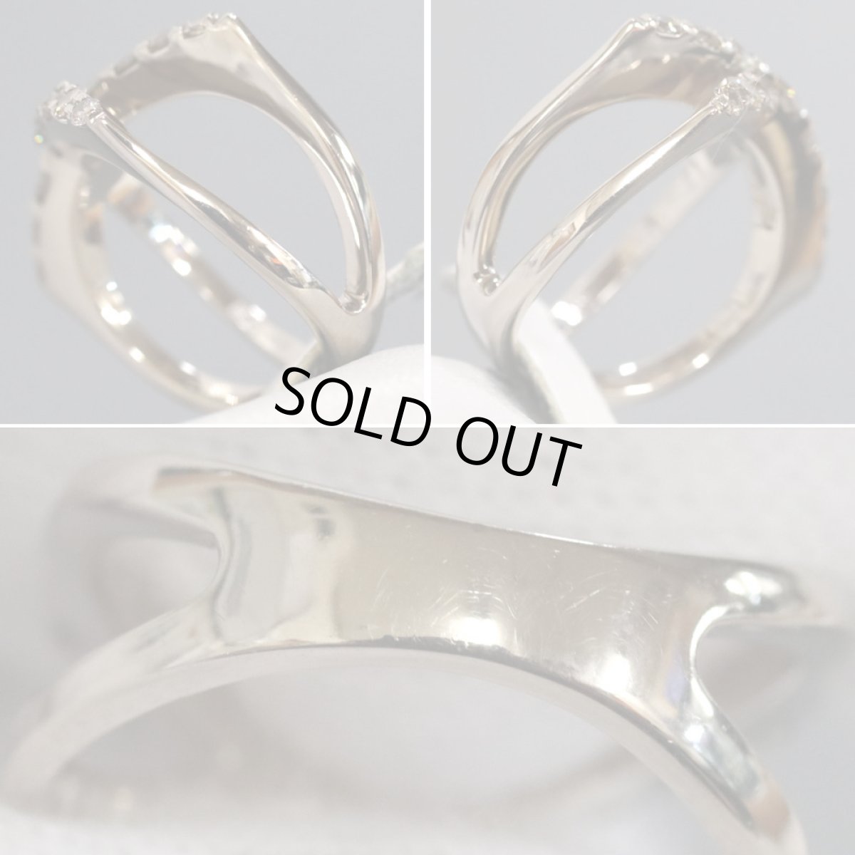 画像6: カシケイ K18ブラウンダイヤモンドリング D1.00 7.3g #12 (6)