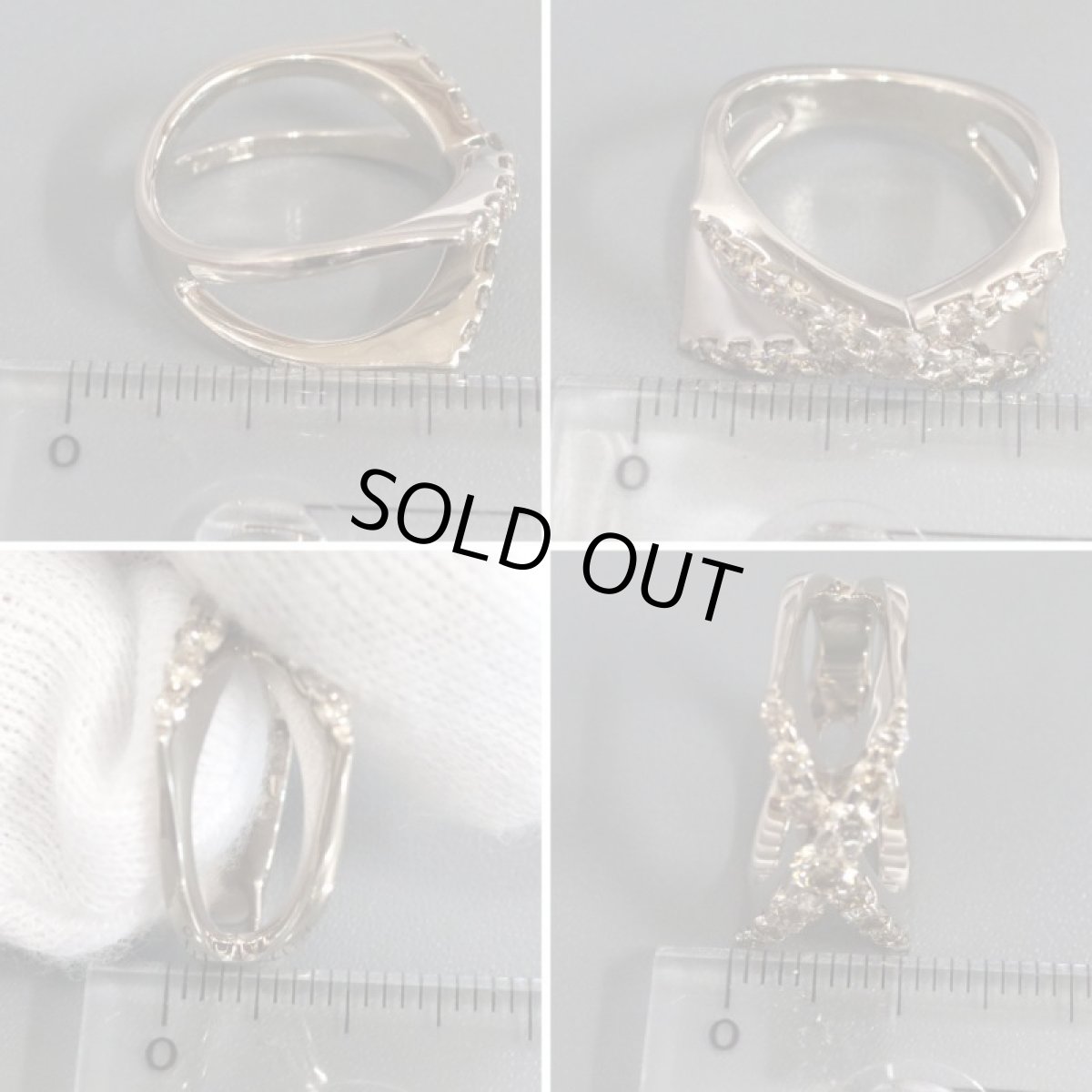 画像9: カシケイ K18ブラウンダイヤモンドリング D1.00 7.3g #12 (9)