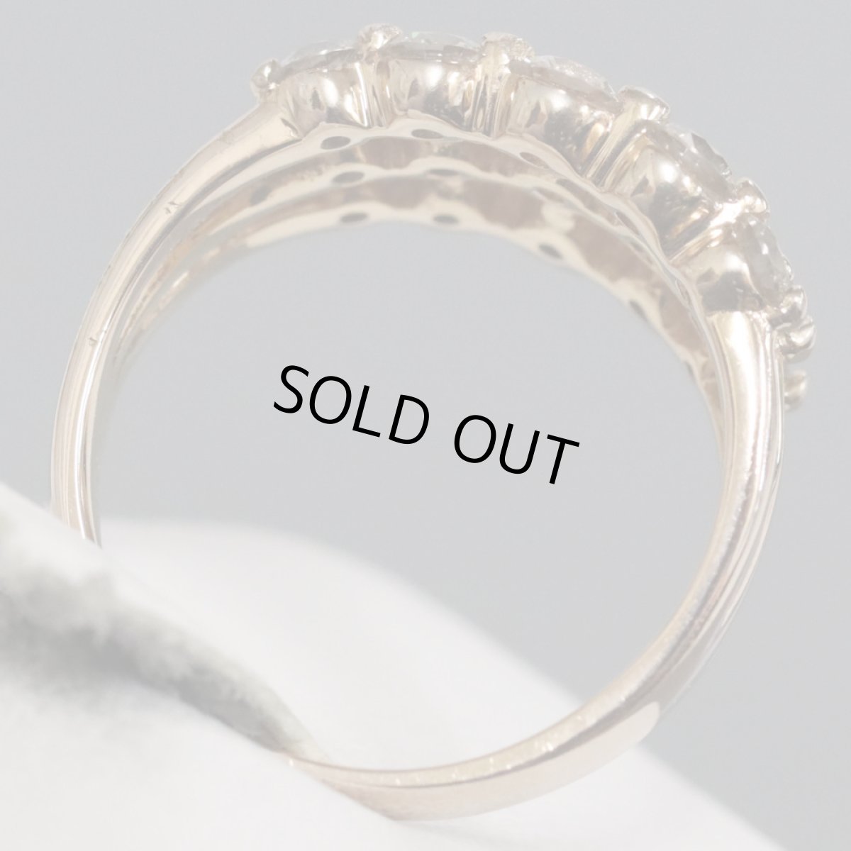 画像5: K18PGブラウンダイヤモンドリング D1.50 5.4g #12 (5)