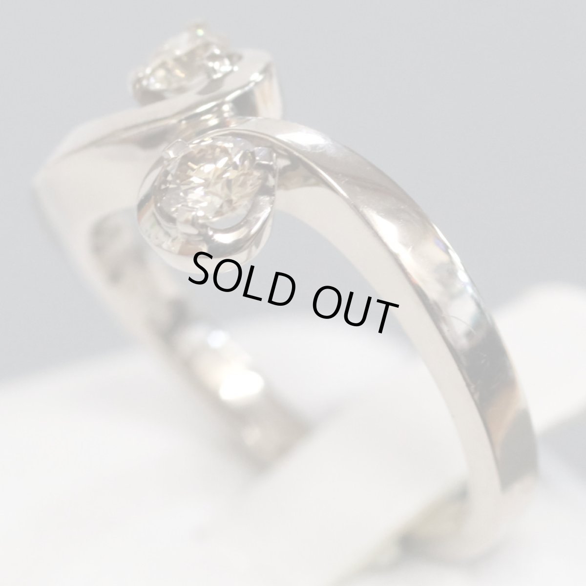 画像2: カシケイ K18ブラウンダイヤモンドリング D0.35 5.2g #11 (2)