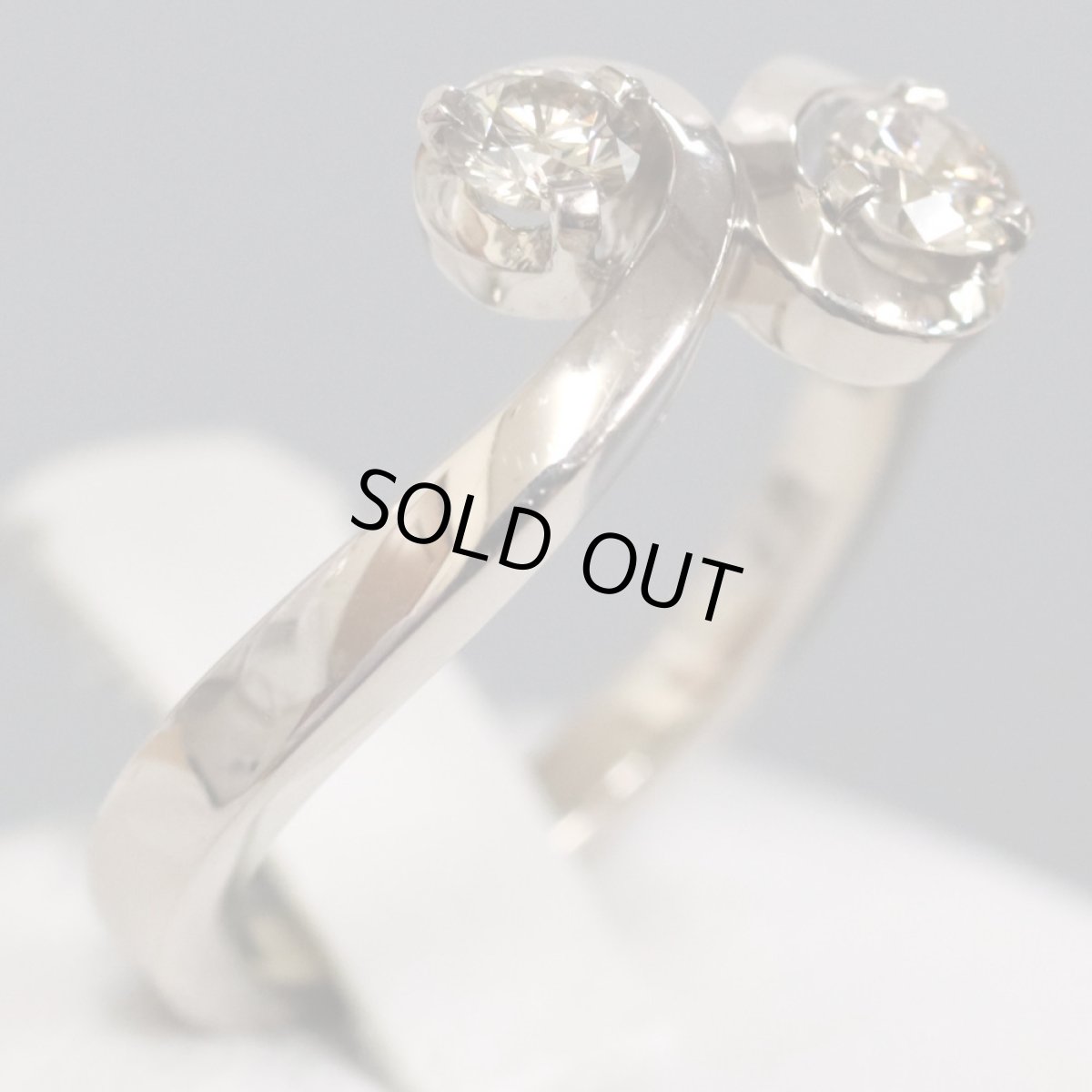 画像3: カシケイ K18ブラウンダイヤモンドリング D0.35 5.2g #11 (3)